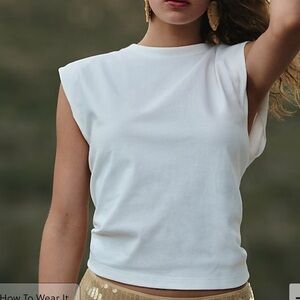 J crew Structured muscle T-shirt in mariner cotton